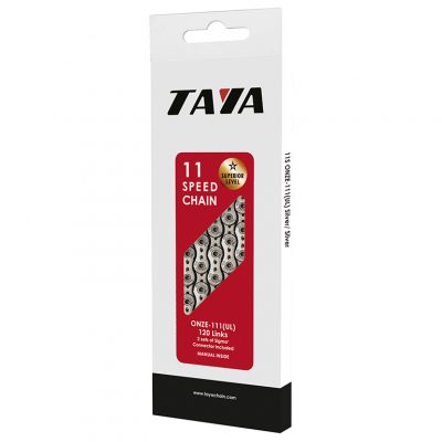 TAYA 11 SPEED CHAIN (UL-SLIVER) WITH OFFICIAL PACKAGE