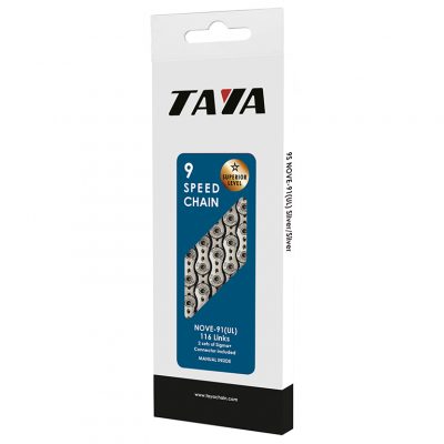 TAYA 9 SPEED CHAIN (UL-SILVER) WITH OFFICIAL PACKAGE